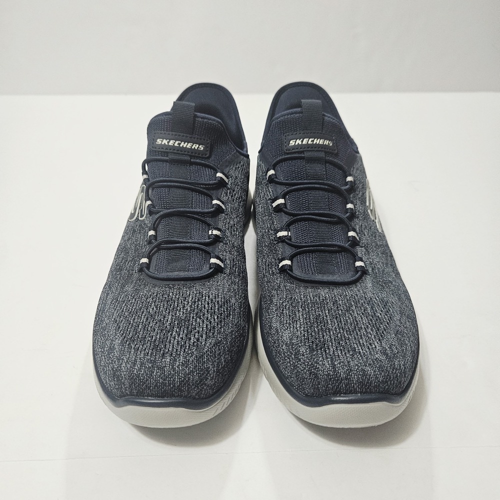Skechers Men's Slip Ins Hands Free Sneakers Sports Shoes Size 11 Blue 232469 - Picture 3 of 10